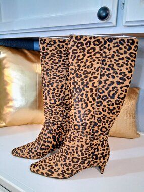 Steve Madden Leopard Tall Boots
